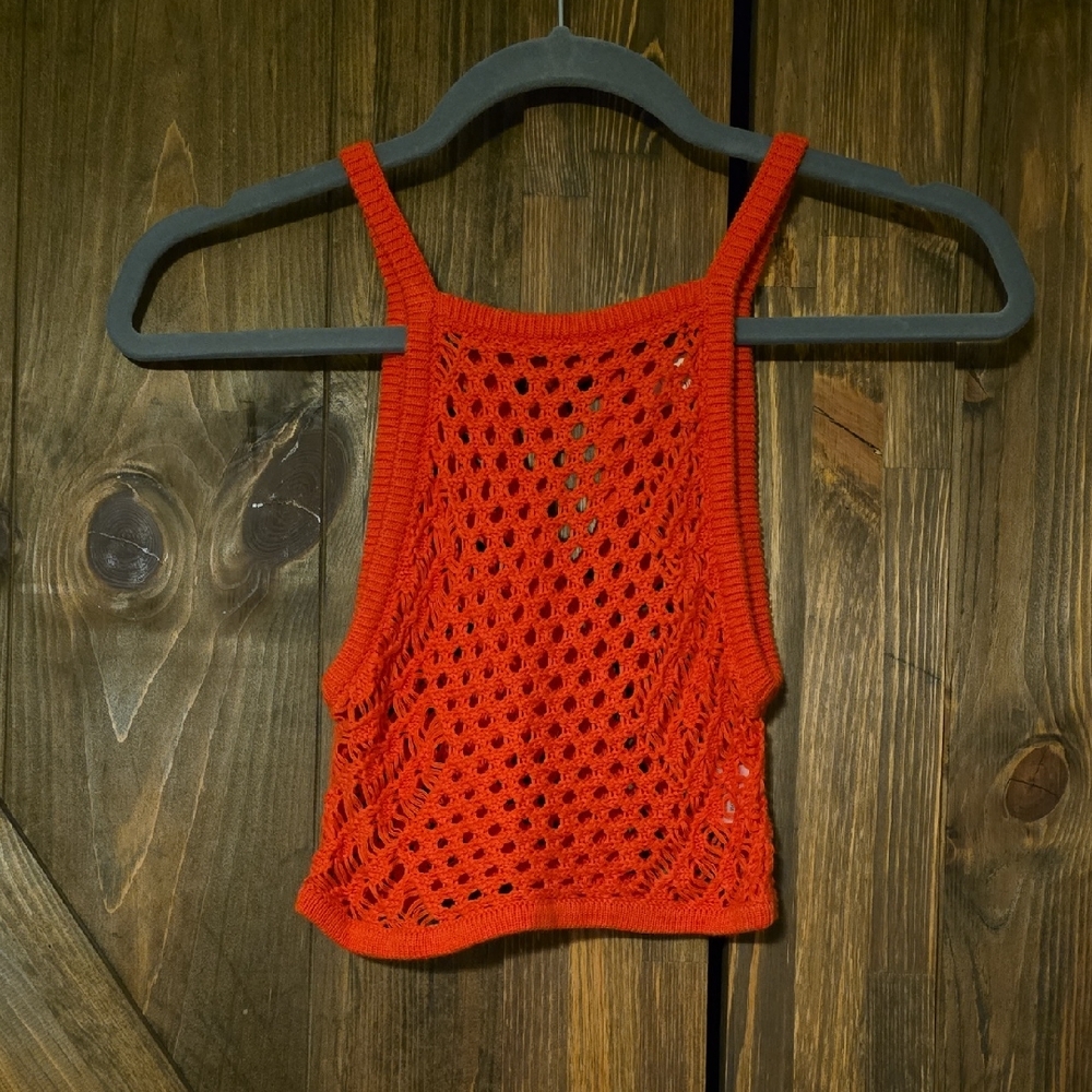 Camila Coelho Crochet Crop Top